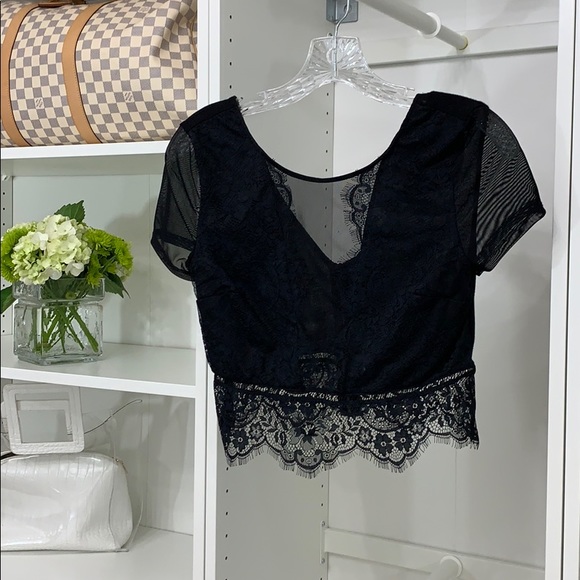 Express Tops - ‼️SOLD‼️ Express mesh crop top